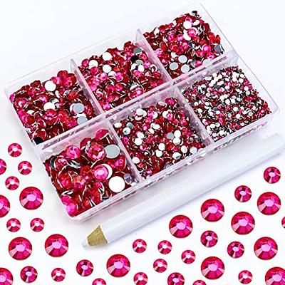 Briskbloom 4500PCS Resin Flatback Rhinestone, 2mm 3mm 4mm 5mm 6mm Dark Pink  Flatback Rhinestones for Tumblers, Nails Art, Mugs, Bottles, Craft  Decoration, Loose Bling Glitter Gem Stone - Yahoo Shopping