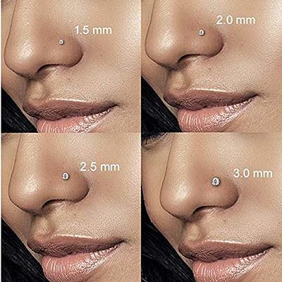 Buy Star CZ Nose Stud, Small Nose Stud, Star Nose Stud, Nose Ring, Silver Nose  Stud, Star Nose Ring, Nose Stud, Silver Nose Stud Online in India - Etsy