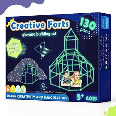 130 Pcs Glow in The Dark Fort Building Kit for Kids - Creative Indoor &  Outdoor Play Tent and Tunnel Toys for 5-10 Year Old Boys & Girls - STEM  Building Toy Gifts - Yahoo Shopping