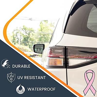 Magnet Me Up Support Breast Cancer Awareness Pink Ribbon Magnet Decal,  3.5x7 Inches, Heavy Duty Automotive Magnet for Car Truck SUV