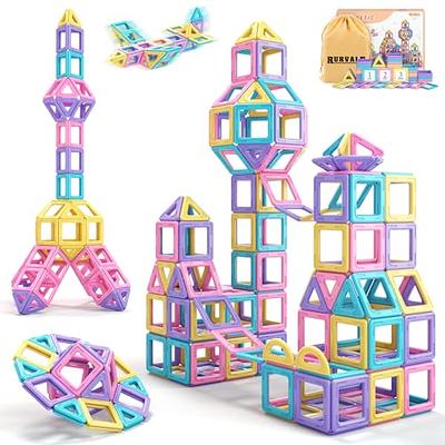 Rurvale 44Pcs Magnetic Blocks Basic Set, Toddler Girl Toys, Birthday Gifts  Ideas for Girls Age 3-5, Magnetic Tiles, Montessori Toddler Kids Magnet  Toys for 3 4 5 6 7 Year Old Girls - Yahoo Shopping