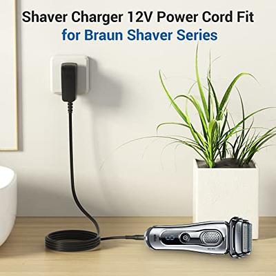 Shaver Charger 12V Power Cord for Braun Series 7 9 3 5 1 XT5 Electric  Shaver