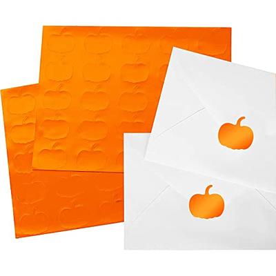 Sticker - Thanksgiving Pumpkin and Text Envelope Seal Sticker