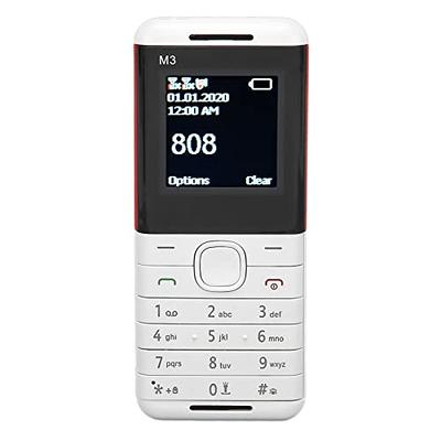 USHINING Teléfono con tapa 4G desbloqueado para personas mayores con  tarjeta SIM Speed Talk, teléfono celular para personas mayores, botón  grande
