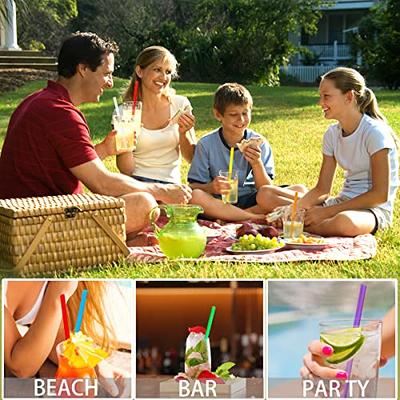 100pcs Christmas Theme Drinking Straws, Random Style