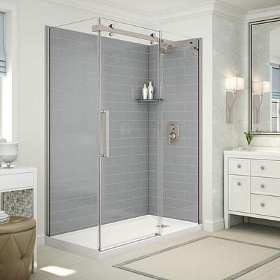 MAAX Utile Metro 32 in. x 60 in. x 81 in. Bath and Shower Combo in