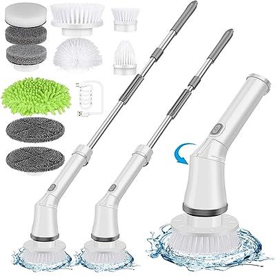  Electric Spin Scrubber, 360 Cordless Powerful Scrub Brush for  Cleaning Bathroom, Tile, Floor, Tub & Shower with Adjustable Extension  Handle and 3 Replaceable Rotating Brush Heads (Packaging May Vary) : Health