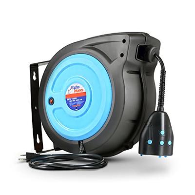 SuperHandy 50 ft. Indoor/Outdoor Extension Cord Reel at Tractor