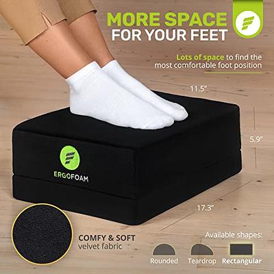 Rocking Foot Rest Under Desk, Detachable Office Feet Rest Non-Skidding  Ergonomic Foot Stool Under Desk with Massage Rollers for Office Home Work -  Yahoo Shopping