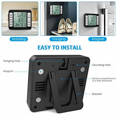 Fridge Thermometer, Digital Alarm Freezer Thermometer, Wireless