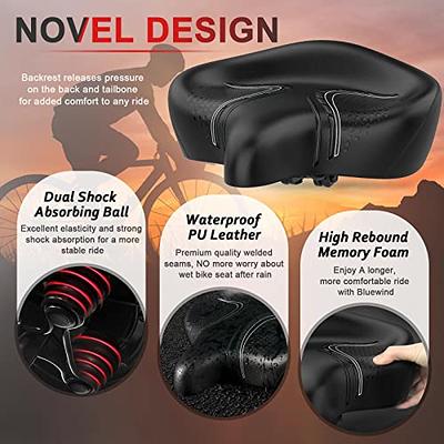 Noseless Bike Seat Cushion,Electric Bike Seat for Man Confort,Confortable  Oversized Wide Bicycle Seat for Peloton, Exercise or Road Bikes,Nose Free Bike  Saddle for Leisure Riding - Yahoo Shopping