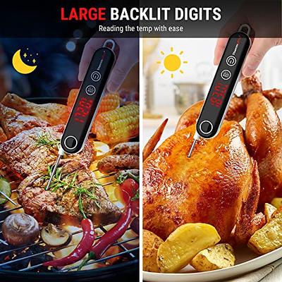 ThermoPro Black Digital Instant Read Meat Thermometer Food Candy