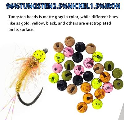 200pcs Soft Mini Fly Tying Luminous Beads Fly Tying Material Wet Fly  Saltwater