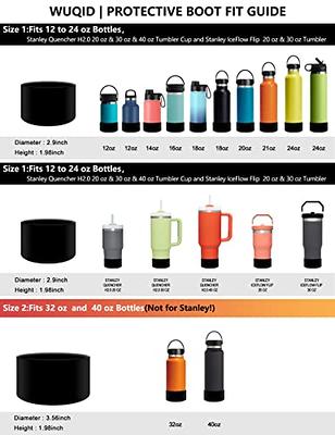 Protective Silicone Boot for 32oz - 40 oz Water Bottles Flask Anti