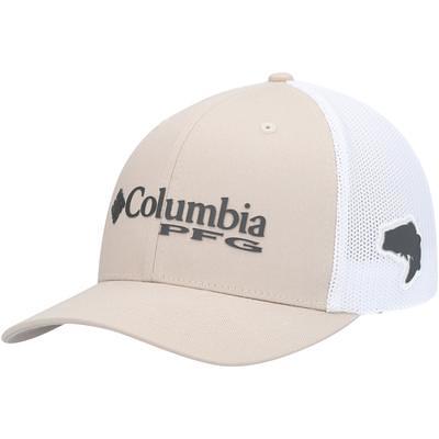 Columbia PFG Fish Flag Mesh Flex Hat - Royal/Tan