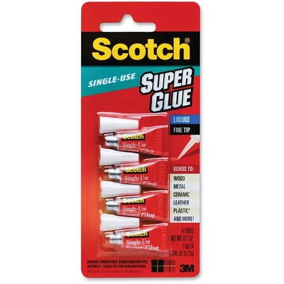 3M Scotch Single-Use Super Glue, 4/Pkg. - Yahoo Shopping