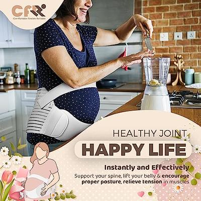 CFR Maternity Belt 3-in-1 Support, Belly Band Waist Abdominal Pregnancy  Belt for Back Discomfort Support - Yahoo Shopping