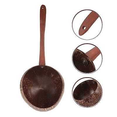 3pcs Wooden Bailer Sauna Dipper Wood Serving Scoop Small Scoops for  Canisters Water Dispenser Ladle Wooden Scoops for Canisters Bath Salt Scoop  Small