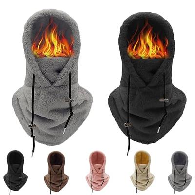 1 Pc Sherpa Hood Ski Mask Winter Balaclava for Cold Weather Windproof  Adjustable Warm Hood Cover Hat Cap Scarf,Balaclava Wind-Resistant Winter  Face Mask, Fleece Ski Mask for Men and Women, Warm Face