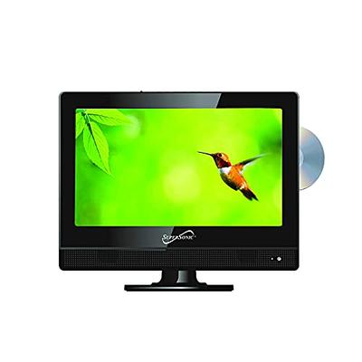 Sylvox 22 inch RV TV, 12 Volt TV with DVD Player, 1080P FHD Television  Built in ATSC Tuner, FM Radio, with HDMI/USB/VGA Input, 12V TV for RV