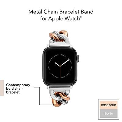 Anne Klein Apple Watch Chain Bracelet Watchband