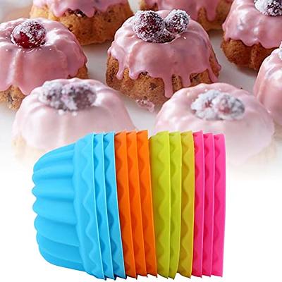 Muffin Cupcake 12pcs/Set Baking Molds Round Shaped Silicone Cake Mold  Cooking