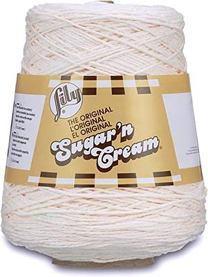 Lily Sugar 'N Cream The Original Solid Yarn - Medium Gauge 100% Cotton -  2.5 oz - Rose Pink - Machine Wash & Dry