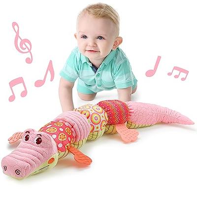 Aitbay Plush Elephant Music Baby Toys 0 3 6 9 12 Months, Cute