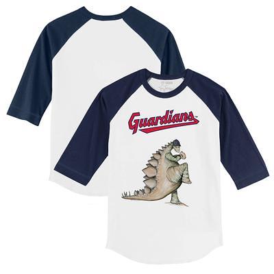 Youth Tiny Turnip White/Navy New York Yankees Heart Banner 3/4-Sleeve Raglan T-Shirt Size: Small