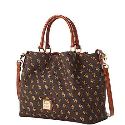  Dooney & Bourke Handbag, Gretta Zip Satchel - Brown