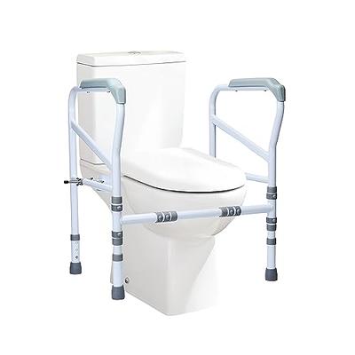 Hotodeal Toilet Seat Risers for Seniors—Heavy Duty Raised Toilet Seat with  Handles