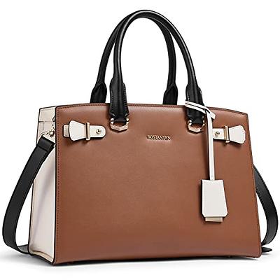 FOXLOVER Soft Leather Handbag for Women Small Top Handle Purses Designer  Shoulder Bag Ladies Crossbody Bag (Off white) - Yahoo Shopping