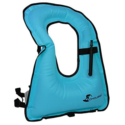 Rrtizan Swim Vest for Adults, Buoyancy Aid Swim Jackets - Portable  Inflatable Snorkel Vest for Swimming, Snorkeling, Kayaking, Paddle Boating  and
