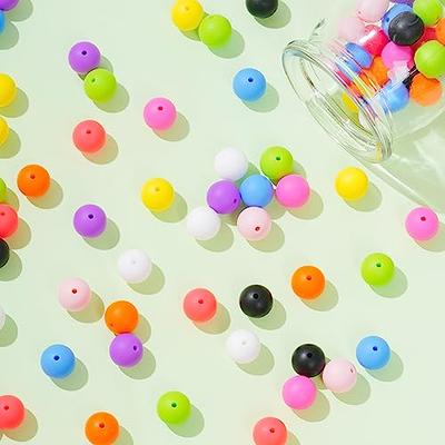 100 Pcs beads for bracelets making Loose Beads Necklace Making Supplies  round