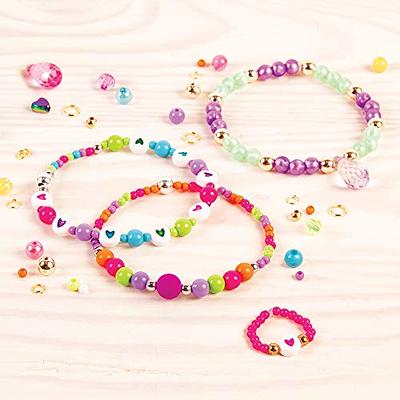  Charm Bracelet Making Kit for Girls 3-12, Kids Jewelry Making  Kit 66Pcs Jewelry Kits for Girls Ages 8-12 Jewelry Maker Craft Necklace  Birthday Christmas Gifts with Initial Jewelry Organizer Box - R