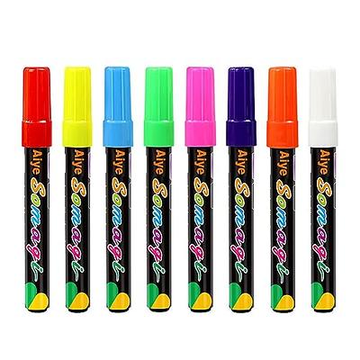 ALEMHOP Chalk Markers for School - Chalkboard Markers - Chlak Pens for Chalk  board, Signs, First Day of School Board, Window, Glass - 8 Pack -  Multicolor 8M04 - Yahoo Shopping