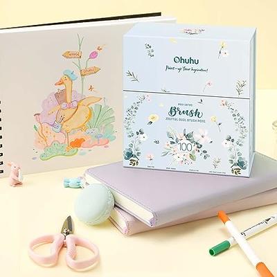 100 Colors Art Markers Set Ohuhu Dual Tips Coloring Brush