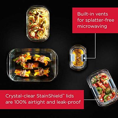 Rubbermaid Brilliance BPA Free Food Storage Containers with Lids, Airtight,  for Lunch, Meal Prep, and Leftovers, Clear , Set of 2 (9.6 Cup) - Yahoo  Shopping