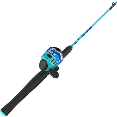 Zebco Kids Splash Floating Spincast Reel and Fishing Rod Combo, 29-Inch  1-Piece Fishing Pole, Size 20 Reel, Right-Hand Retrieve, Pre-Spooled with  6-Pound Cajun Line, Pink - Yahoo Shopping