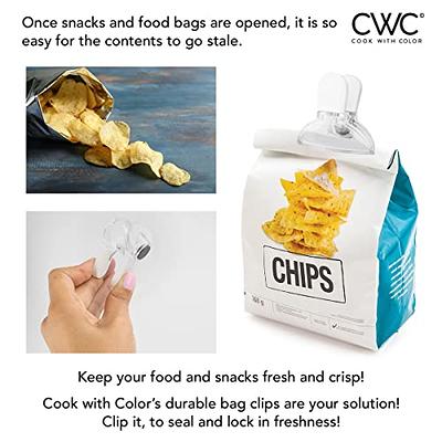 6 Pack Chip Clips, Bag Clips, Magnetic Clips, Chip Clips Bag Clips Food  Clips, Bag Clips for Food, Clips for Food Packages, Chip Bag Clip, Food  Clips