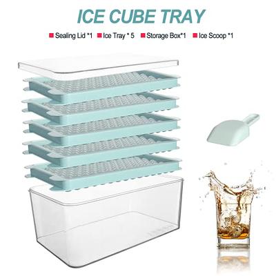 Round ice tray, small round ice hockey mold with cover, cocktail and whisky ice  tray without bisphenol A.