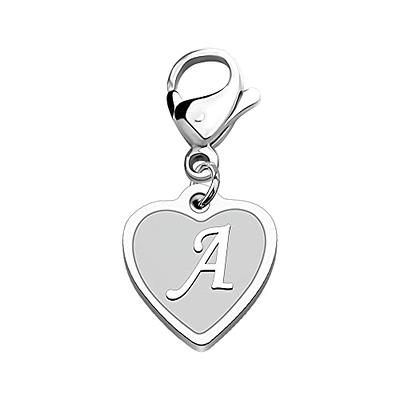 Buy ALPHABET A HEART CHARM BRACELET at