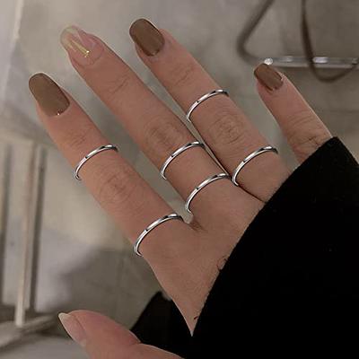 Vio-la Women's Sterling Silver Rings Simple Cute Number 8 Design Opening  Finger Ring (Number 8) : Amazon.in: Jewellery