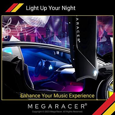 Car Led Strip Auto Interior Led 4pcs 48 Leds Multicolor Rgb Usb Car Music  Beating Led Light Bar,ambient