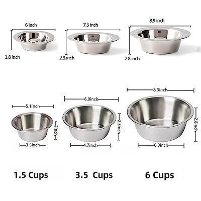 FOYO Elevated Dog Bowls, Raised Dog Food and Water Bowls,Wall Mounted Pet  Comfort Feeding Bowls for Medium Dogs