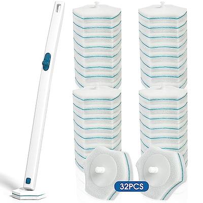 Disposable toilet brush cleaner with long handle bathroom cleaning