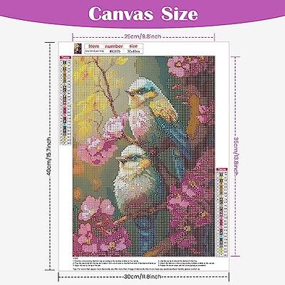 Lxmsja Two Birds 5D Diamond Painting Kits for Adults Kids, DIY Pink Flowers  Diamond Art Kits, Full Round Drill Diamond Dots Painting Arts Crafts for  Gifts Wall Decor 12X16inch - Yahoo Shopping