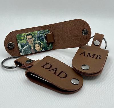 Anavia Fathers Day Gift from Wife - Engraved Keychain - Name Keychain Personalized - Stainless Steel Mens Keychain - Fathers Day for Husband, Adult