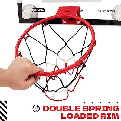 Over The Door Pro Mini Basketball Hoop, For Kids, Adults, And