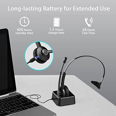 Earbay Trucker Bluetooth Headset, Wireless Headset with Microphone